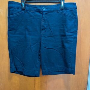 St. John's Bay Navy Flat Front Shorts